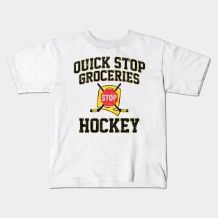 Quick Stop Hockey (Variant) Kids T-Shirt